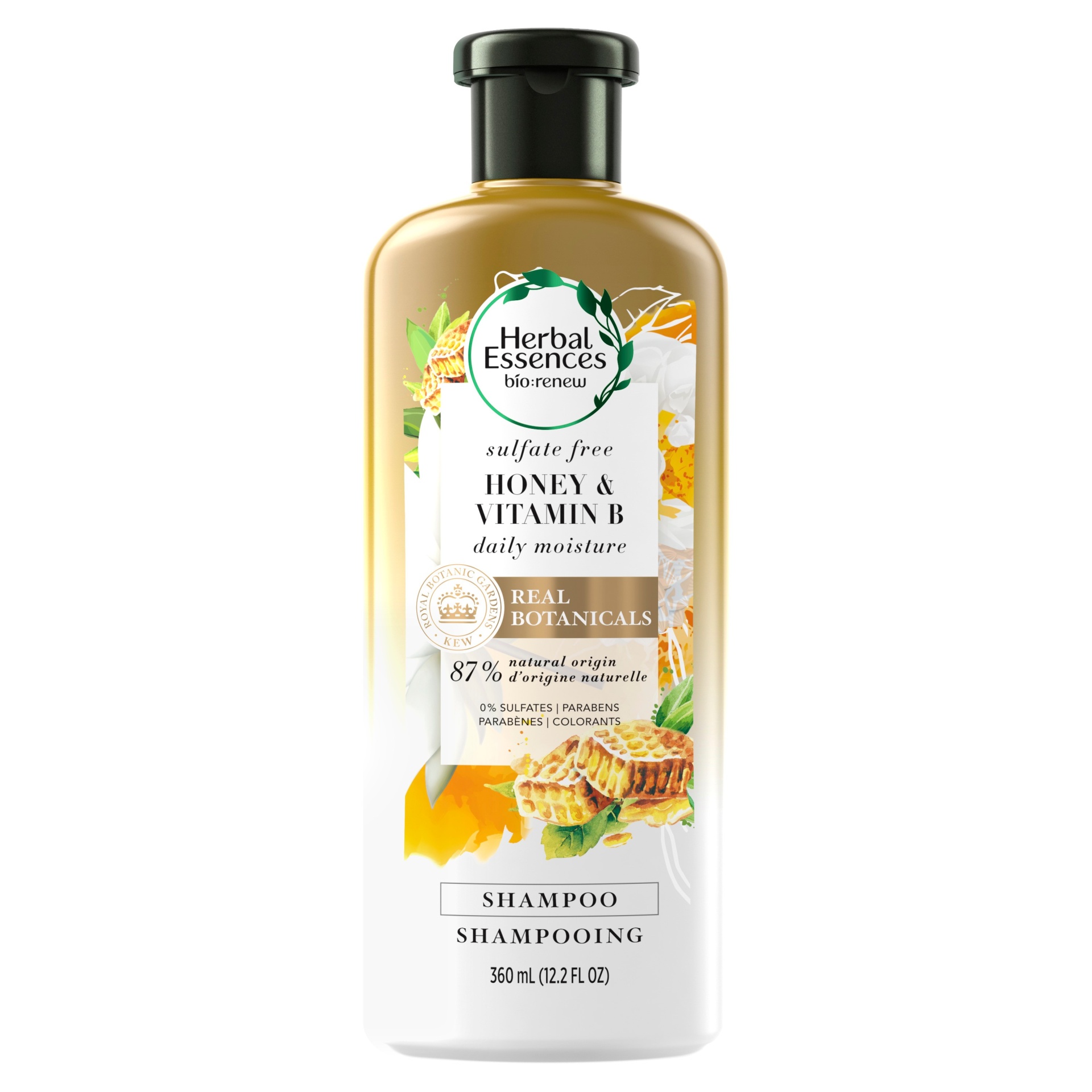 slide 1 of 2, Herbal Essences Honey & Vitamin B Real Botanicals Shampoo, 12.2 fl oz