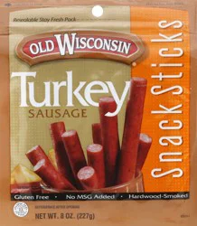 Old Wisconsin Turkey Sausage Sticks 8 oz
