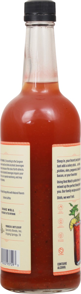 slide 5 of 9, Best Maid Premium Bloody Mary Wine Cocktail 750 ml, 750 ml