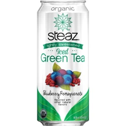 Steaz Organic Blueberry Pomegranate Flavored Green Tea - 16 fl oz
