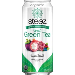 Steaz Organic Super Fruit Flavored Green Tea 16 fl oz