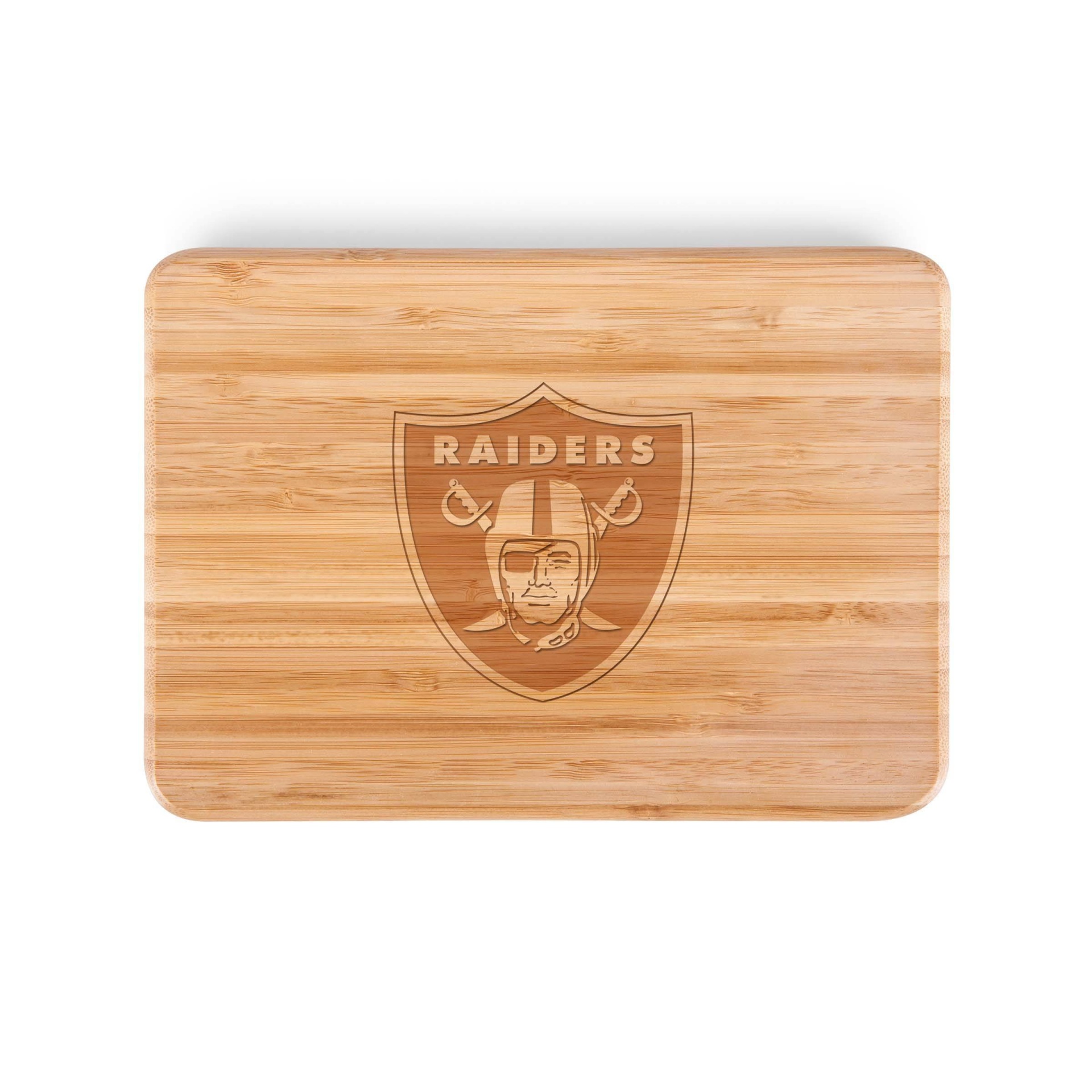 slide 1 of 4, NFL Las Vegas Raiders Bar Cutting Board, 1 ct