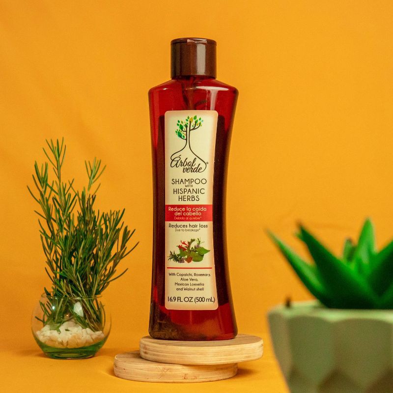 slide 3 of 5, Arbol Verde Anti-Hair Loss Shampoo with Hispanic Herbs - 16.9 fl oz, 16.9 fl oz