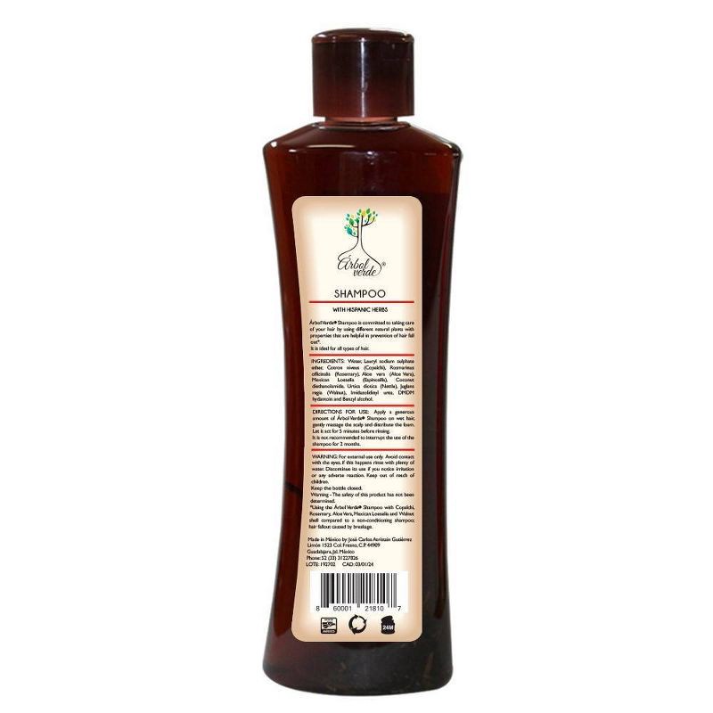 slide 5 of 5, Arbol Verde Anti-Hair Loss Shampoo with Hispanic Herbs - 16.9 fl oz, 16.9 fl oz
