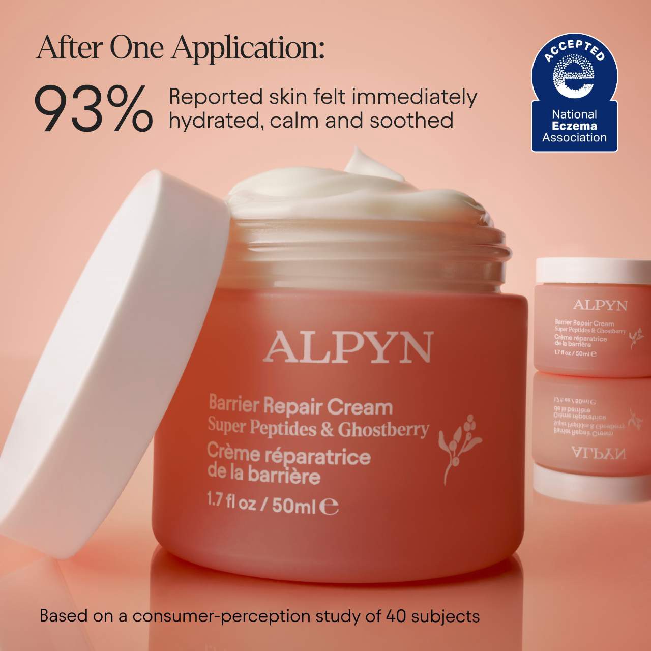 slide 5 of 13, ALPYN Super Peptide & Ghostberry Moisturizer for Eczema, Barrier and Wrinkle Repair 1.7 oz/50 mL, 1.7 oz/50 ml