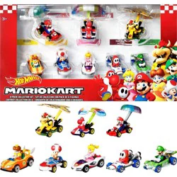 Hot Wheels Mario Kart Glider Vehicle - 8pk