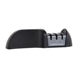 Chef's Choice Chefs Choice G4360 Manual Sharpener: Kitchen Knife Sharpener, Hand Wash, Black, Metal, 1-Year Warranty