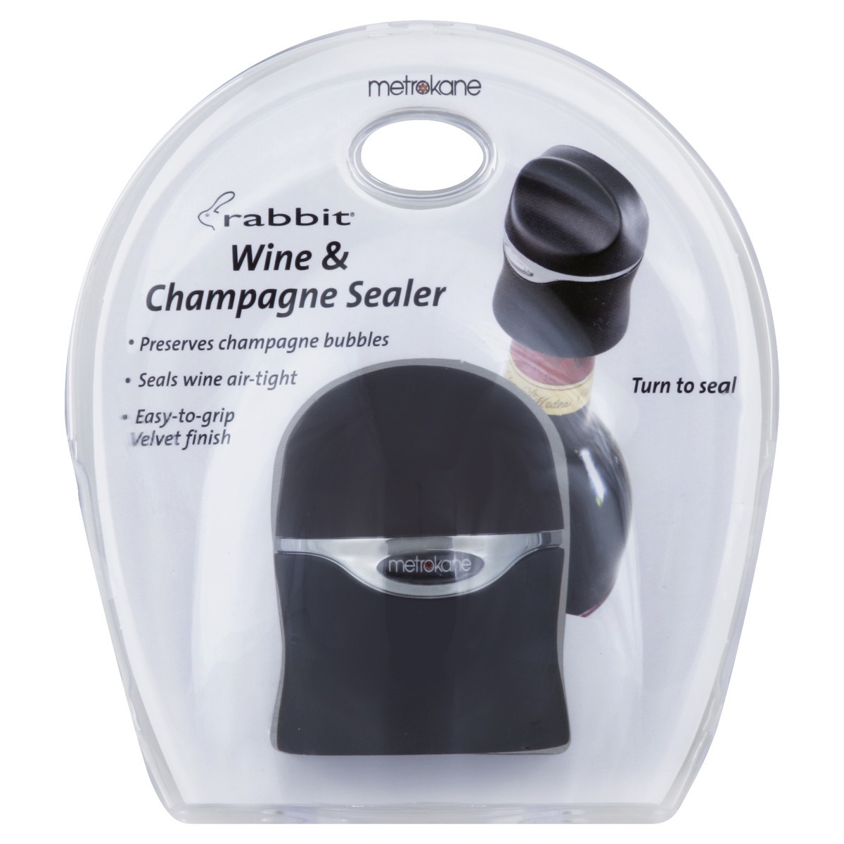 slide 2 of 3, Rabbit Wine & Champagne Sealer 1 ea, 1 ct