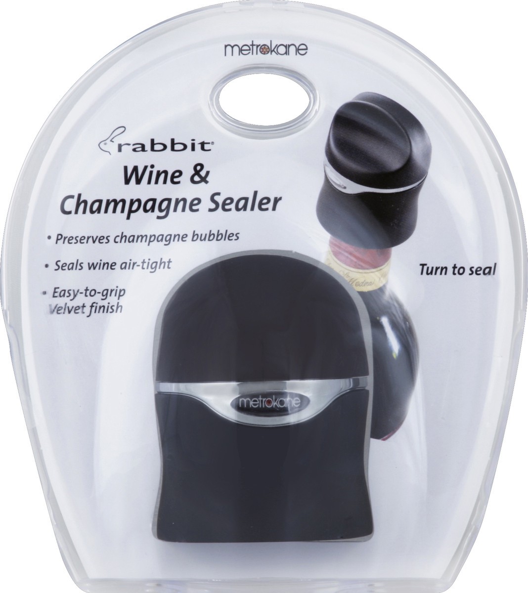 slide 1 of 3, Rabbit Wine & Champagne Sealer 1 ea, 1 ct