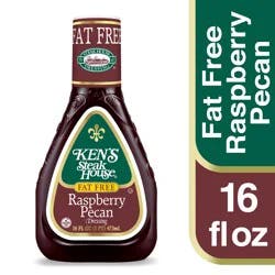 Ken's Steak House Fat Free Raspberry Pecan Salad Dressing 16 fl oz
