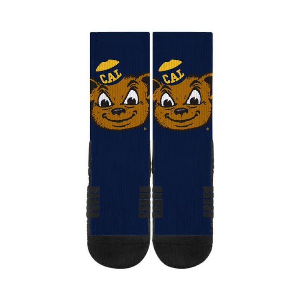 slide 2 of 2, NCAA Cal Golden Bears Adult Mascot Crew Socks - One Size, 1 ct