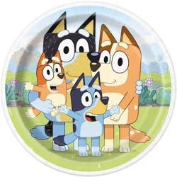 Bluey 9" 8ct Party Dinner Paper Plates