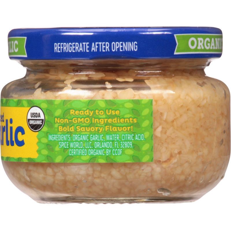 slide 4 of 6, Spice World Organic Minced Garlic - 4.5oz, 4.5 oz