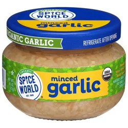 Spice World Organic Minced Garlic - 4.5oz