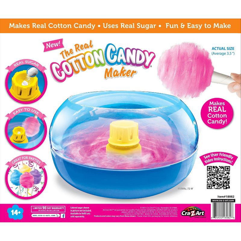 slide 2 of 9, Cra-Z-Art The Real Cotton Candy Maker, 1 ct