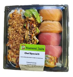 Yummi Sushi Chef Special 5* - 8 Oz (Available After 11 Am)