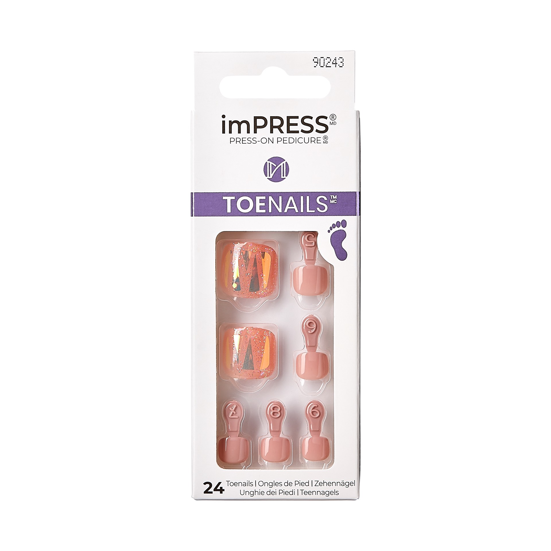 slide 1 of 5, imPRESS KS imPRESS Toenails - Your Love, 28 pc