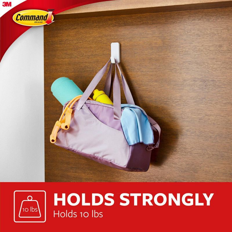 slide 3 of 12, Command 10lb Extra Large Hooks, 10 lb