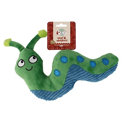 slide 1 of 1, Woof and Whiskers Worm Plush Dog Toy, 1 ct