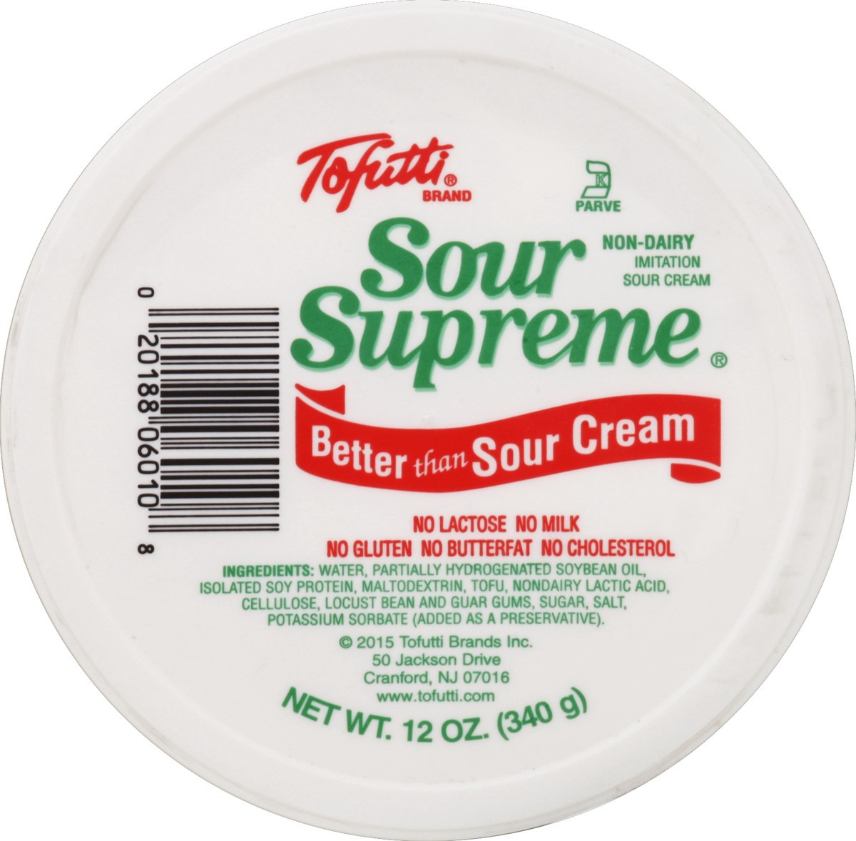 slide 3 of 4, Tofutti Imitation Sour Cream 12 oz, 12 oz