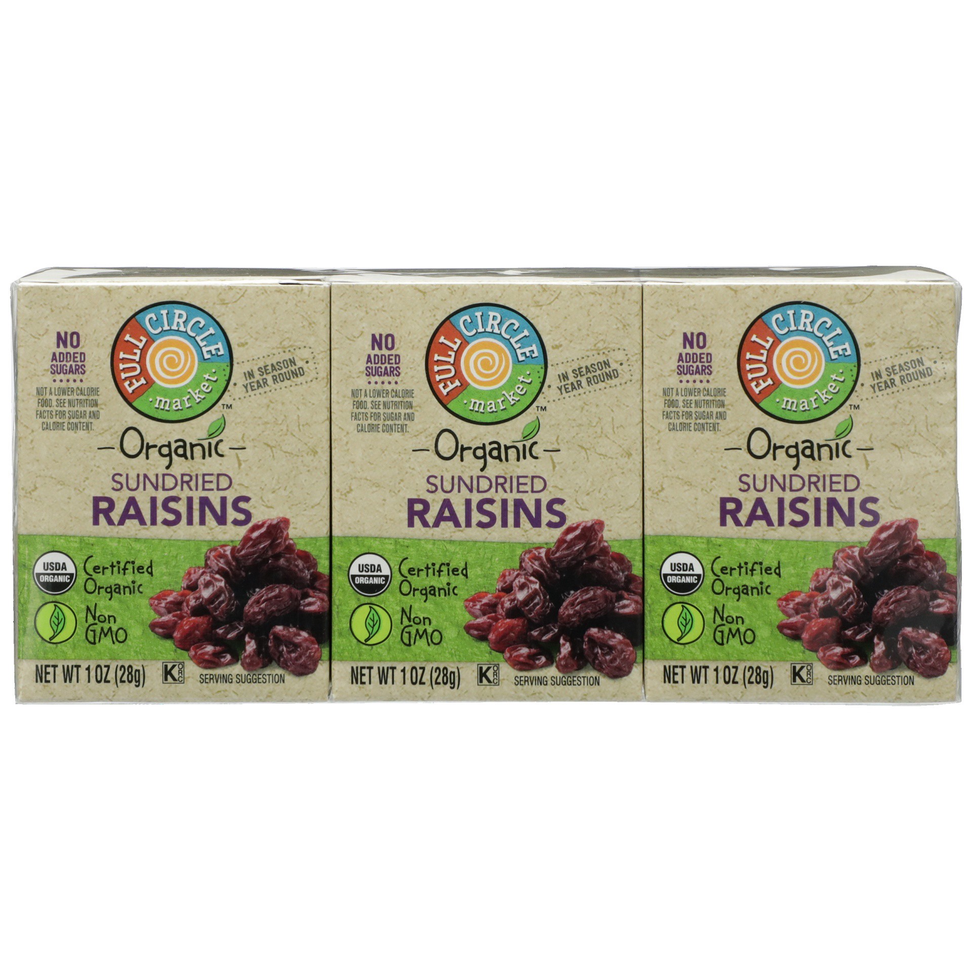 slide 1 of 6, Full Circle Market Organic Raisins Sun Dried, 6 oz