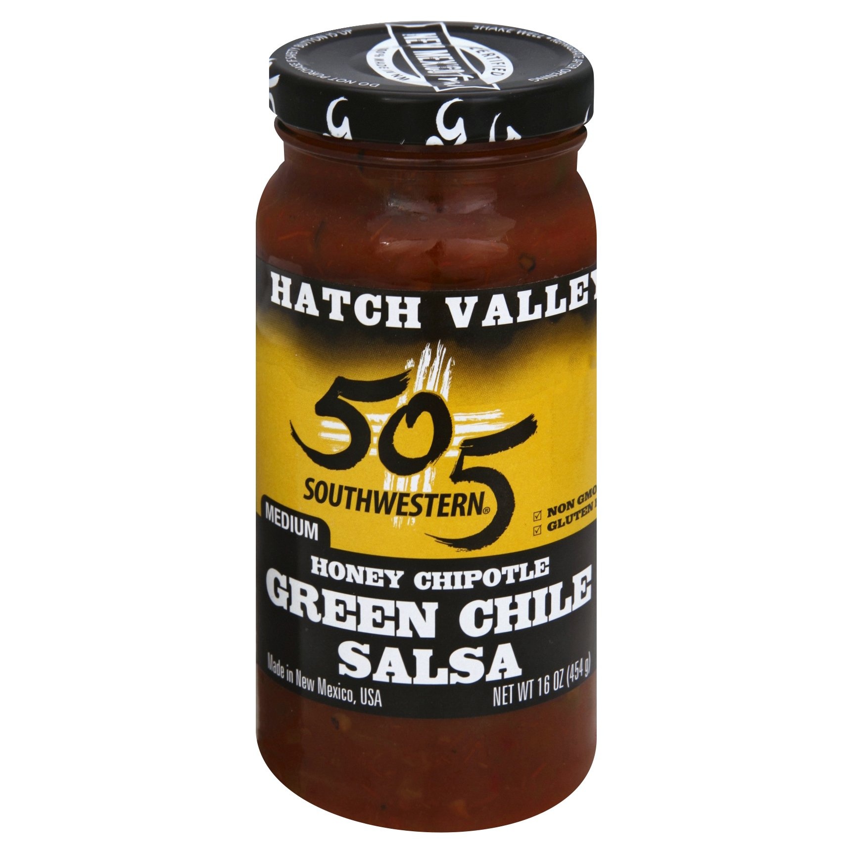 slide 1 of 1, 505 Southwestern Medium Honey Chipotle Salsa, 16 oz