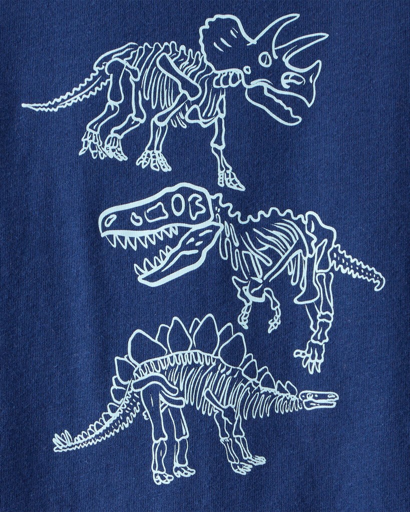 slide 2 of 2, Oshkosh Toddler Boy Dinosaurs Long-Sleeve Graphic Tee - Navy Navy 2T, 1 ct