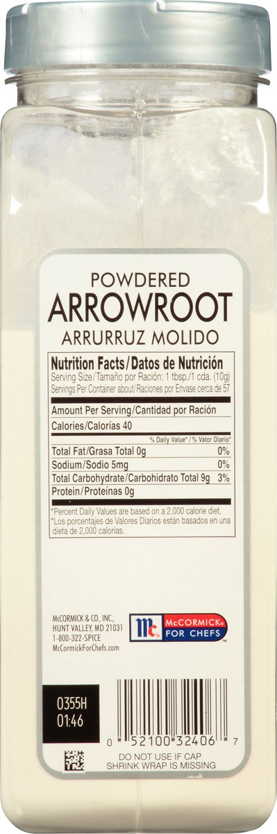 slide 12 of 12, McCormick Culinary Powdered Arrowroot, 20 oz, 20 oz