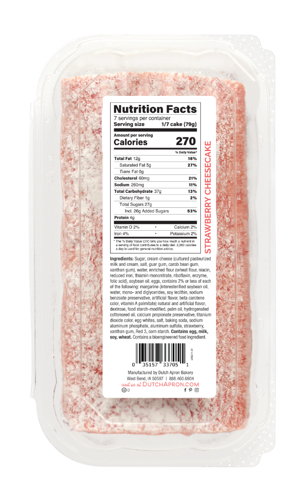 slide 2 of 2, Dutch Apron Bakery Dutch Apron Strawberry Cheesecake Rolls, 19.5 oz