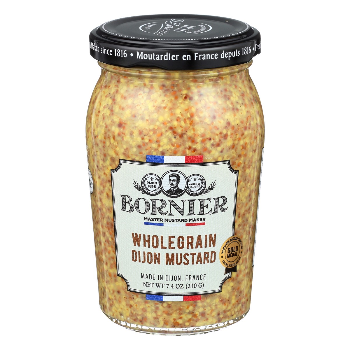 slide 1 of 1, Bornier Wholegrain Mustard, 7.4 oz