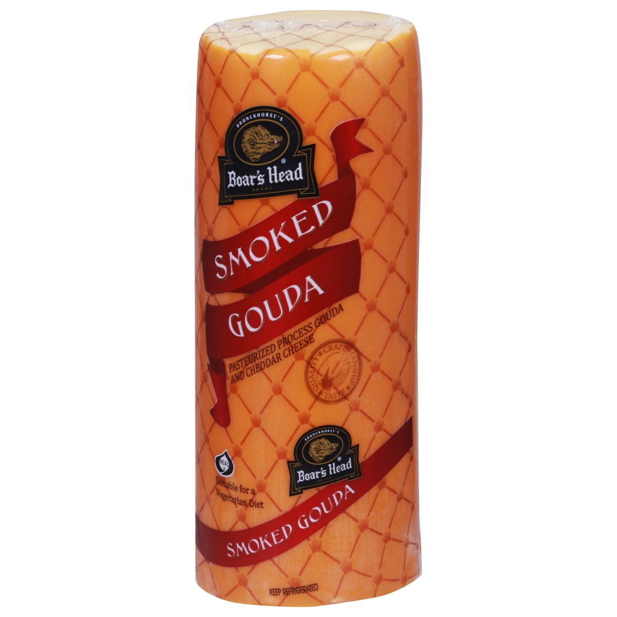 slide 2 of 4, Boar's Head Smoked Gouda Cheese, Custom Sliced, per lb