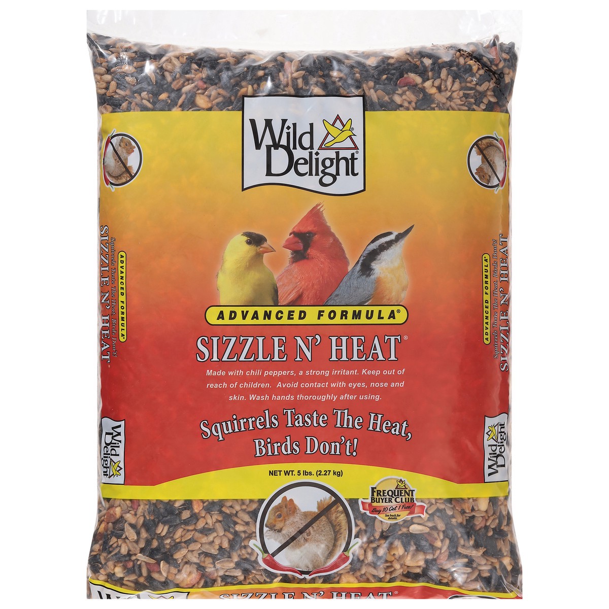 slide 1 of 9, Wild Delight Advanced Formula Sizzle N' Heat Bird Food 5 lb, 5 lb