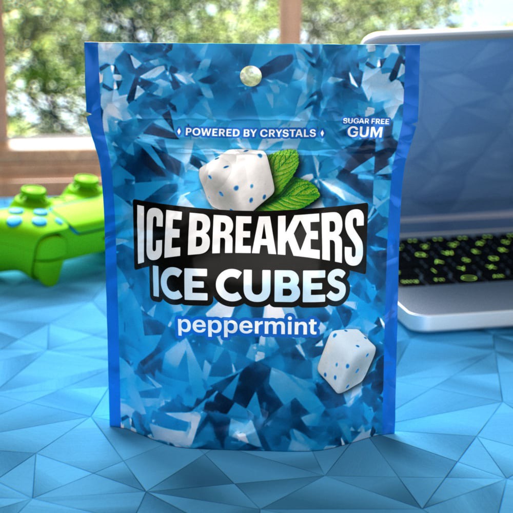 slide 4 of 6, Ice Breakers Gum, Sugar Free, Peppermint, 100 ct