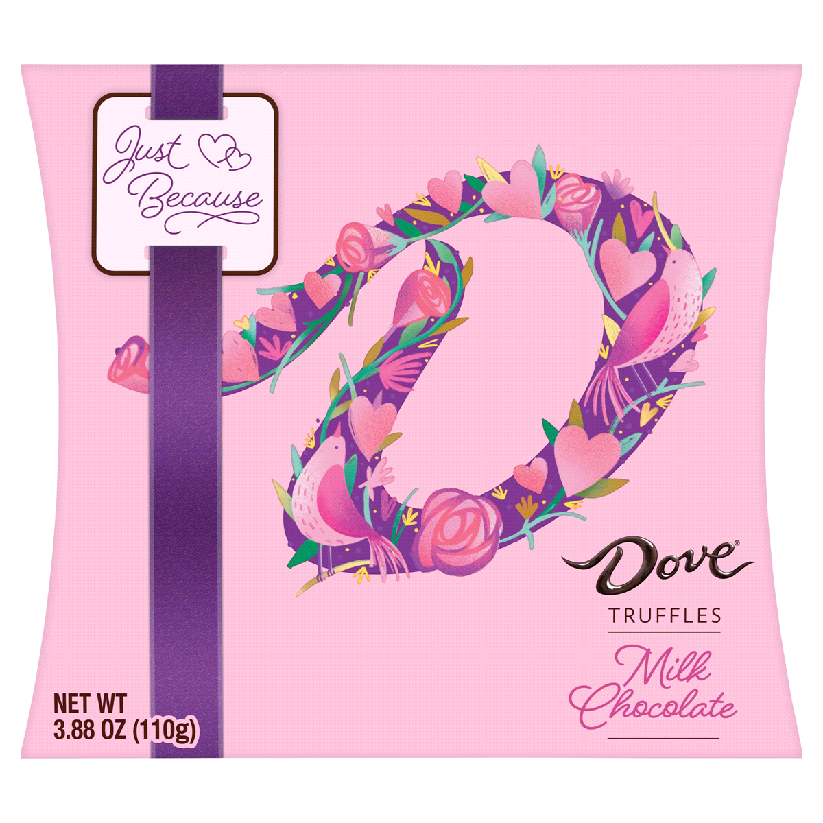 slide 1 of 1, Dove Milk Chocolate Truffle Valentine Candy Diamond Gift Box, 3.88 oz