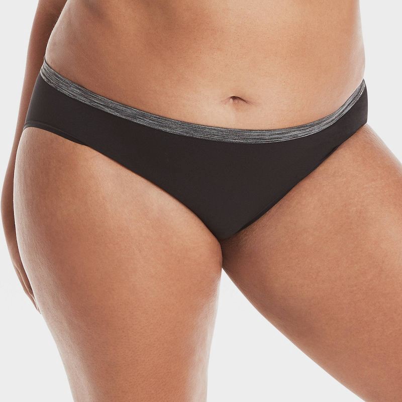 Hanes Women's 6pk Comfort Flex Fit Seamless Bikini Underwear - Colors May  Vary S