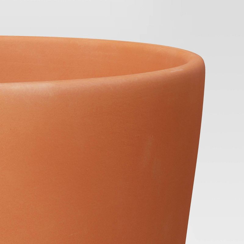 slide 4 of 4, 7.87" Wide Terracotta Outdoor Planter - Threshold™, 1 ct
