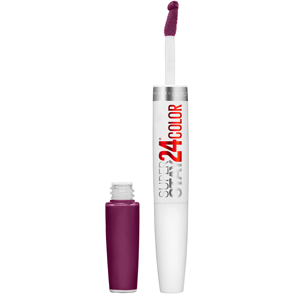 slide 1 of 1, Maybelline Superstay 24 2-Step Liquid Lipstick, Boundless Berry, 1 ct