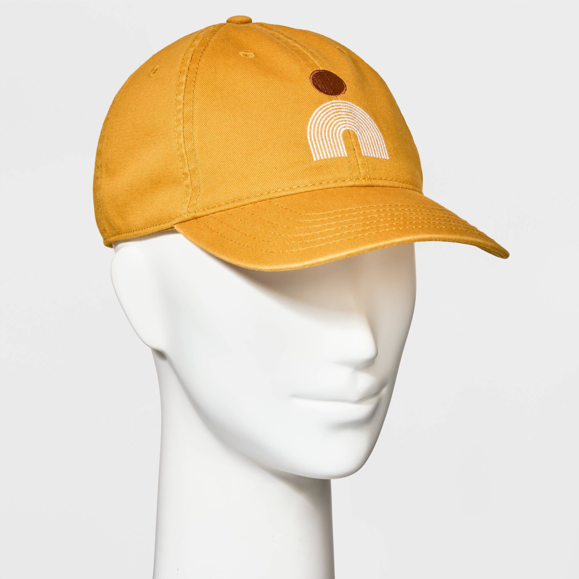 slide 1 of 2, Mighty Fine Abstract Shapes Baseball Hat - Golden Yellow, 1 ct