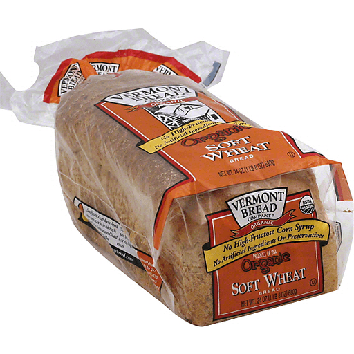 slide 2 of 2, Vermont Bread Vermont Company Bread - Organic Soft Wheat, 24 oz