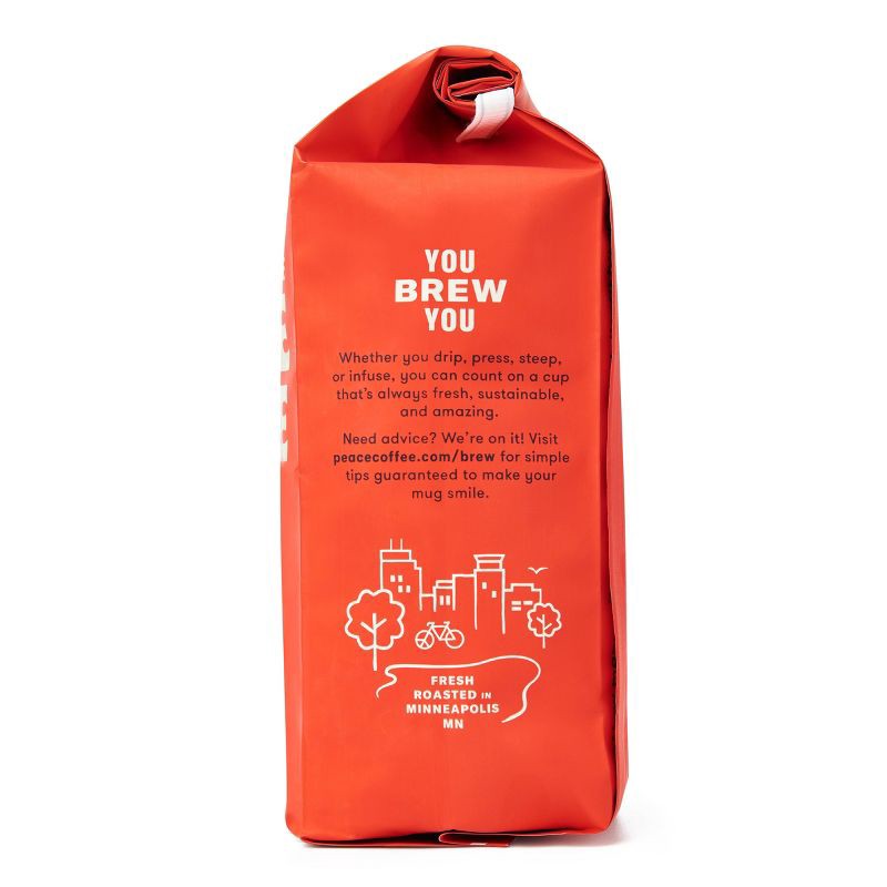 slide 3 of 4, Peace Coffee Morning Glory Light Roast Whole Bean Coffee - 12oz, 12 oz