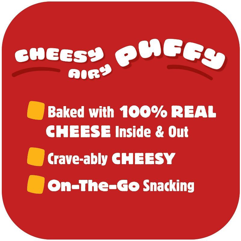 slide 6 of 7, Cheez-It Puff'd Double Cheese Crackers - 5.75oz, 5.75 oz