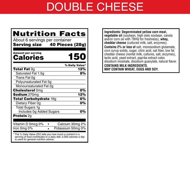 slide 6 of 7, Cheez-It Puff'd Double Cheese Crackers - 5.75oz, 5.75 oz