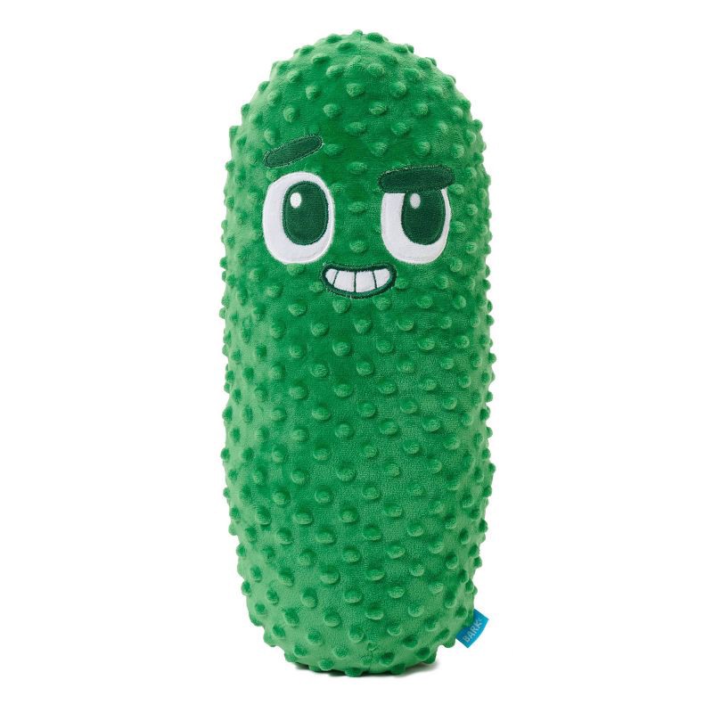 slide 1 of 5, BARK Big Dill Bill Pickle Dog Toy - Green, 1 ct