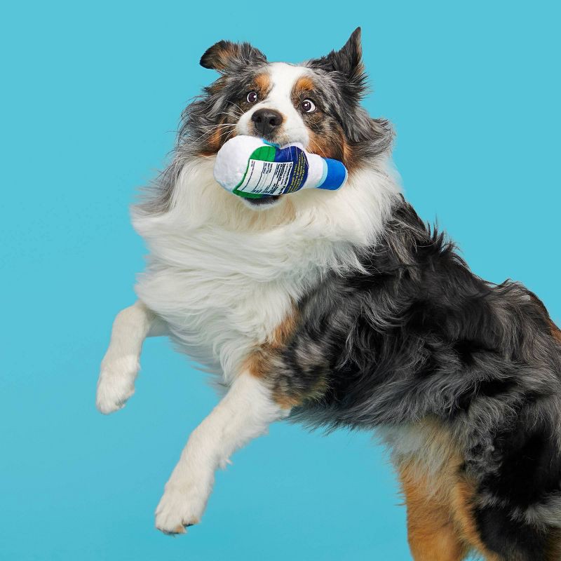 slide 6 of 7, BARK Stinky Valley Ranch Junk Food Dog Toy - White/Blue/Green, 1 ct