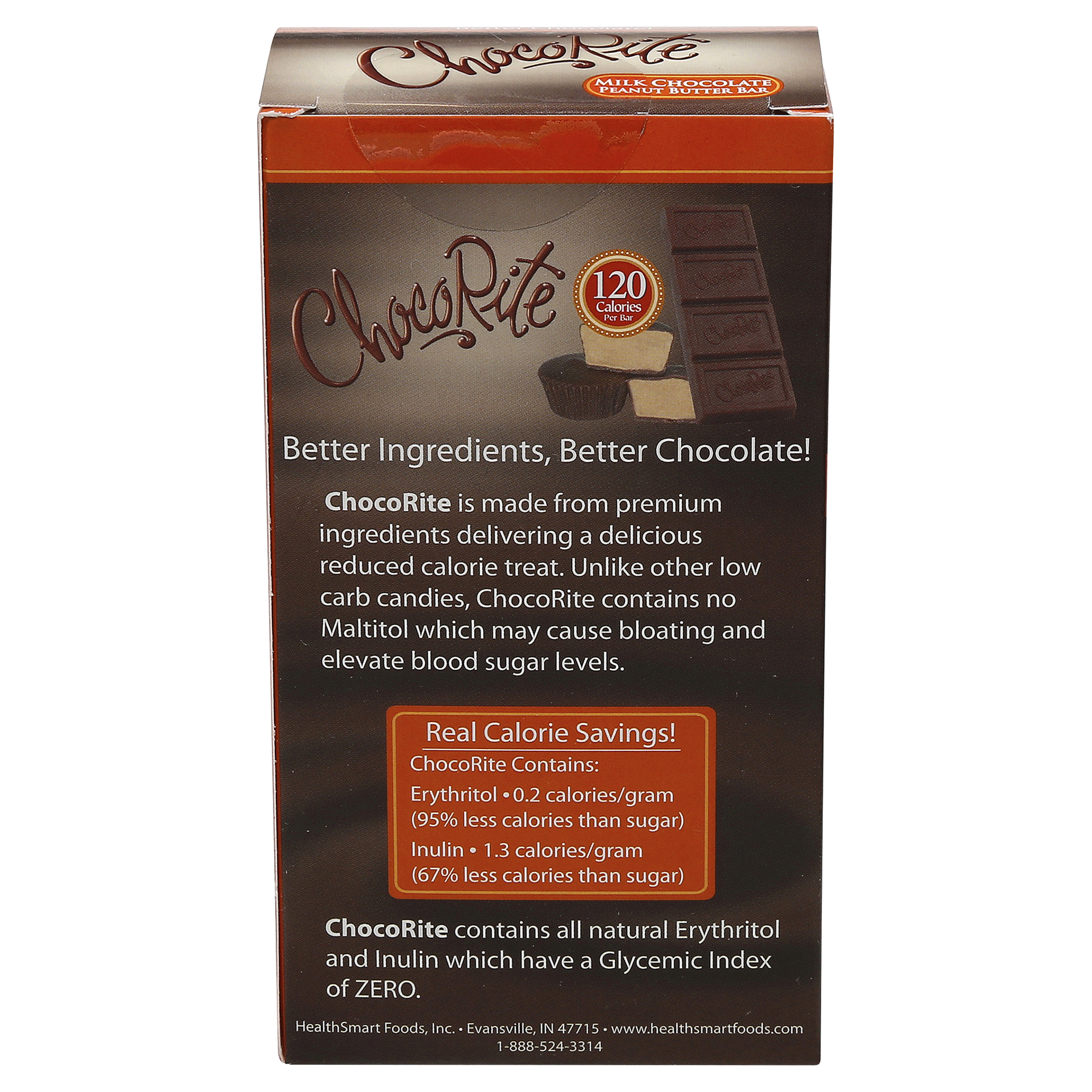 ChocoRite Sugar Free Milk Chocolate Peanut Butter Bar