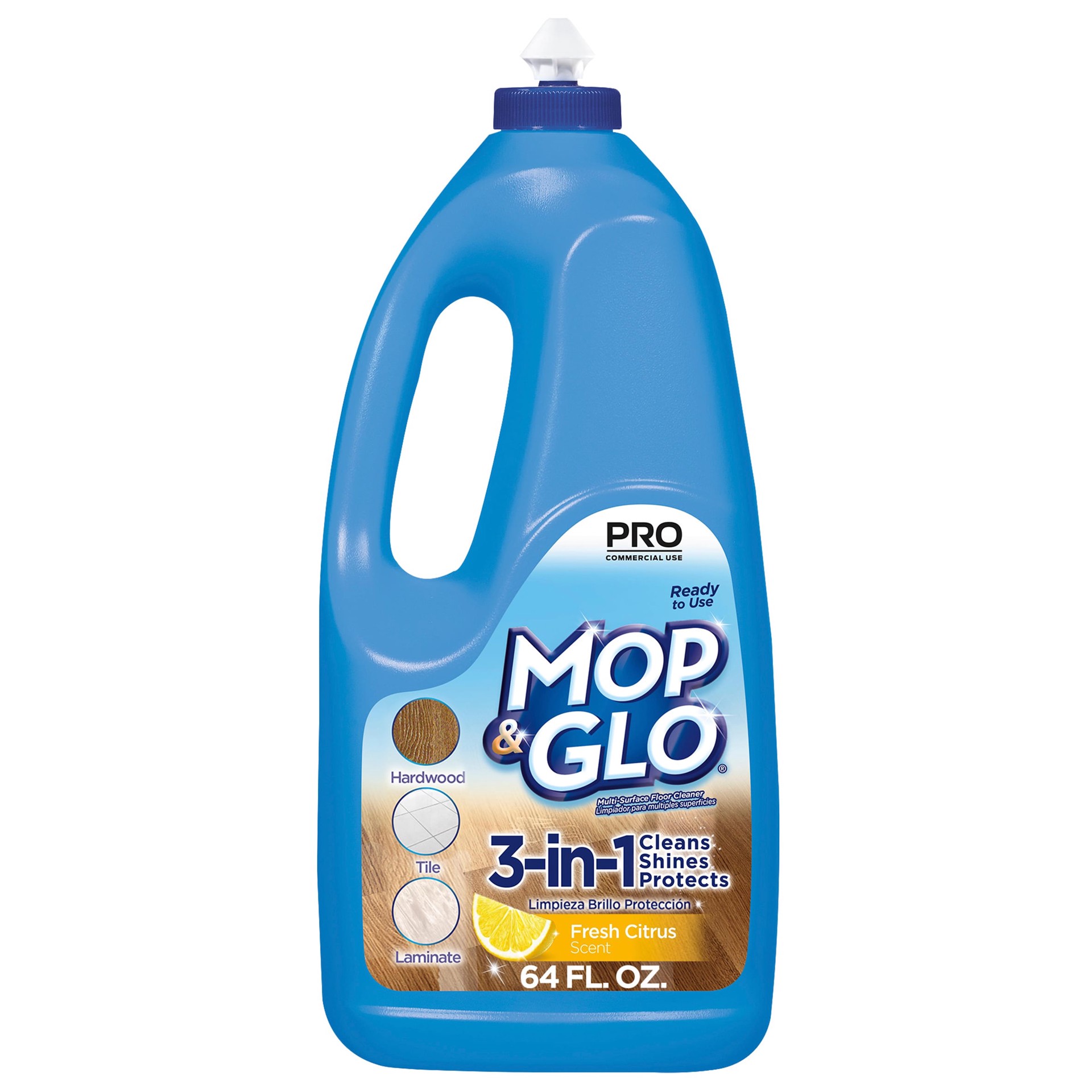 slide 1 of 4, MOP & GLO Professional High gloss Floor Polish 64 Fluid ounce (s), 1 ct