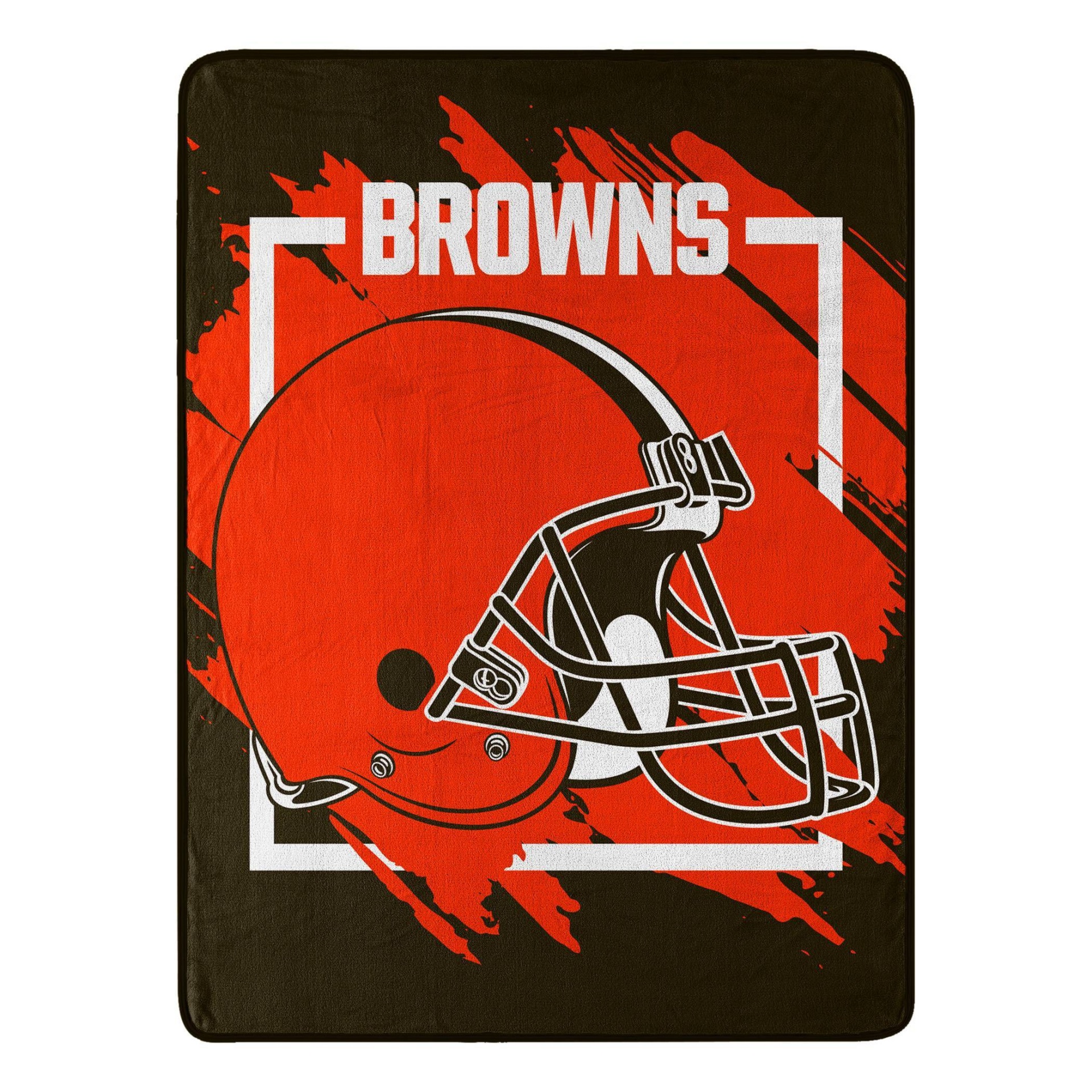 slide 1 of 3, NFL Cleveland Browns Micro Fleece Throw Blanket, 1 ct