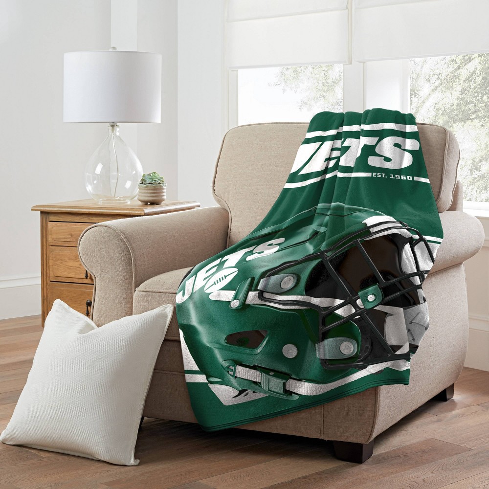 NFL New York Jets Micro Fleece Throw Blanket 1 ct Shipt