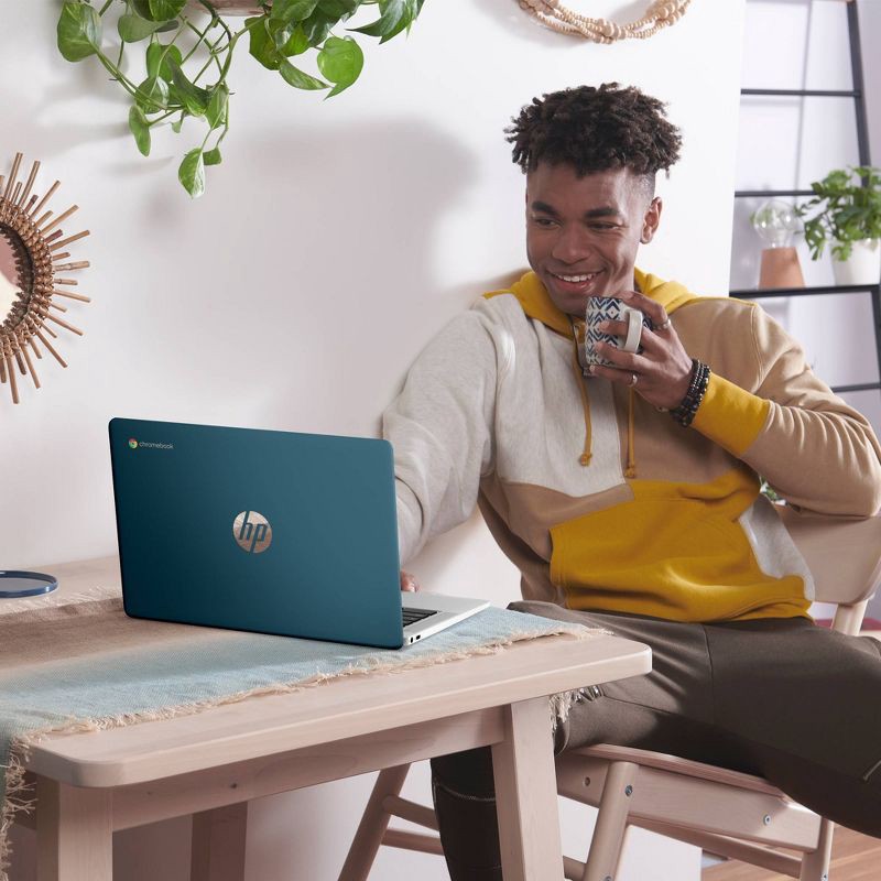 slide 5 of 9, HP Inc. HP 14" Chromebook Laptop – Intel Pentium Processor – 4GB RAM – 128GB Flash Storage – Teal (14a-na0062tg), 1 ct