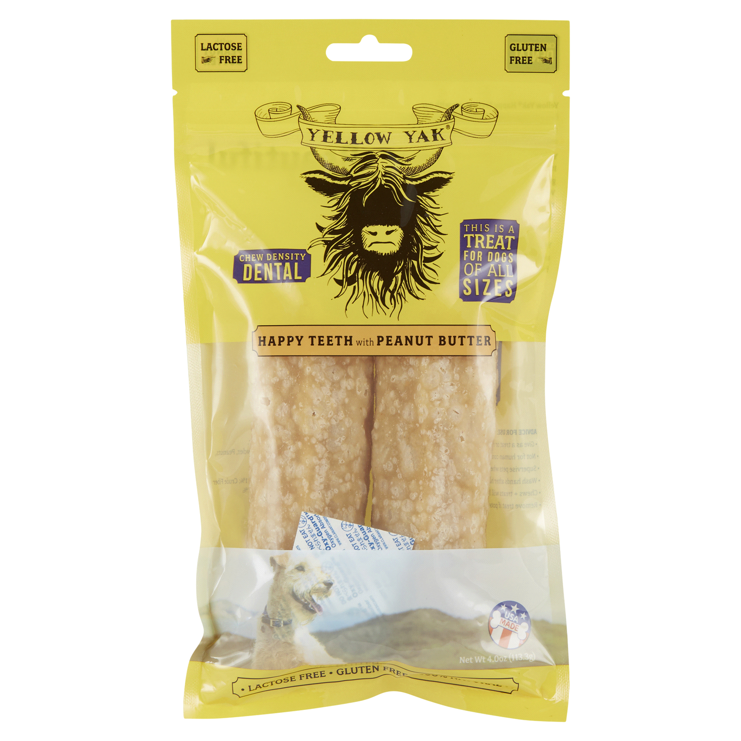 slide 1 of 5, Yellow Yak Happy Teeth Peanut Butter, 4 oz